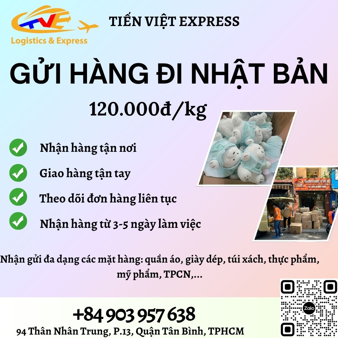 Gửi hàng đi Nhật Bản  - Tiến Việt Express